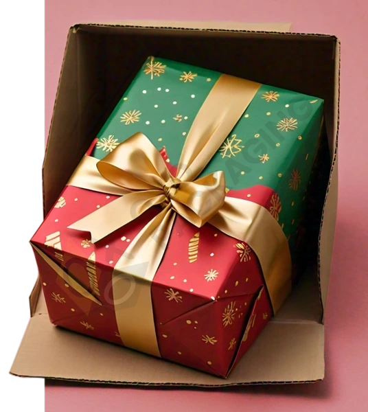 printed christmas present boxes