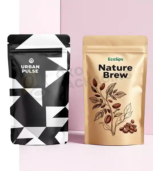 Printed coffee pouches