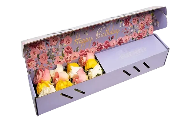 printed floral boxes