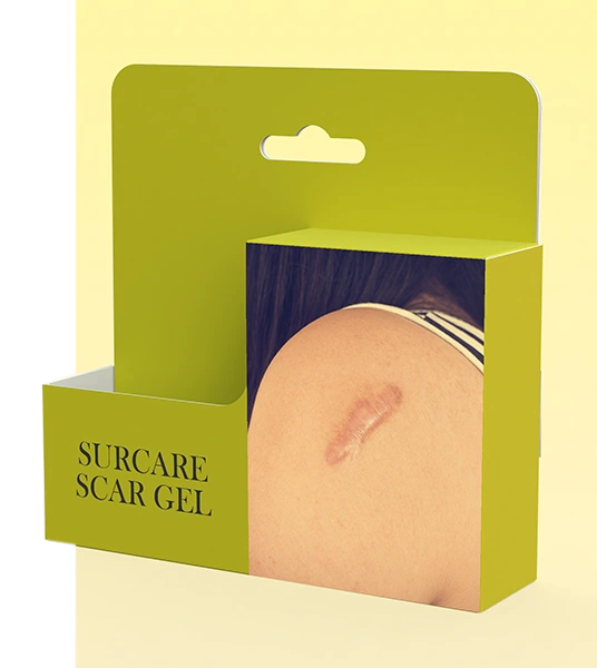 printed scar gel box