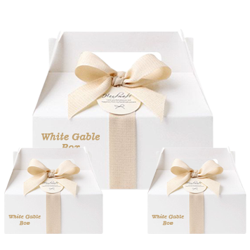 Custom White Gable Boxes