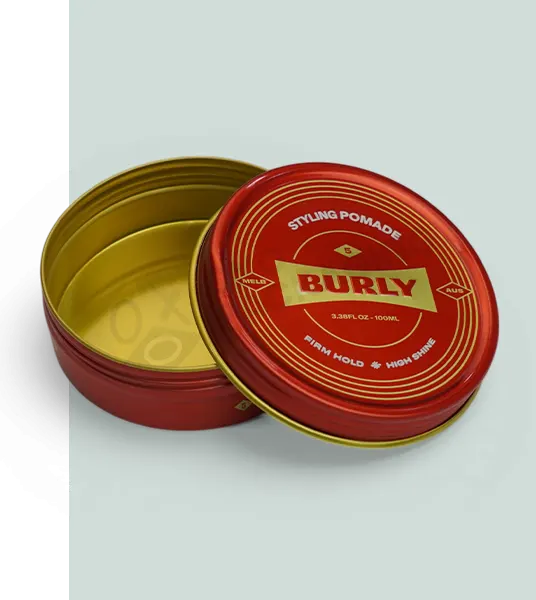 Round Aluminum CBD Balm Tin Wholesale