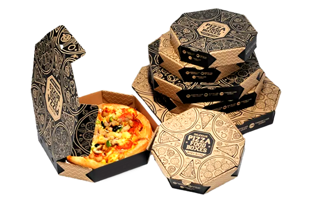 customized round pizza packaging