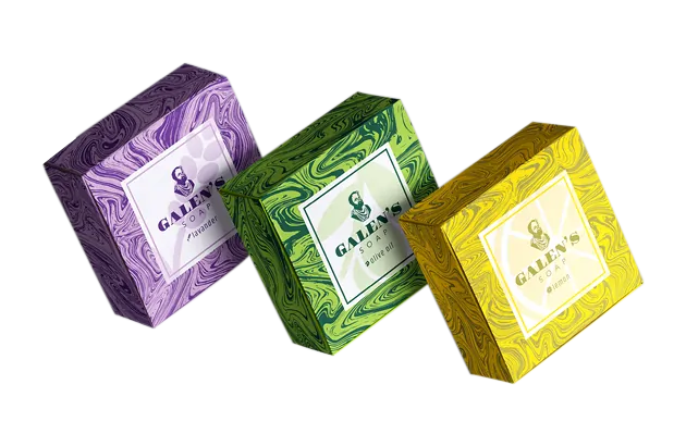 square soap packaging