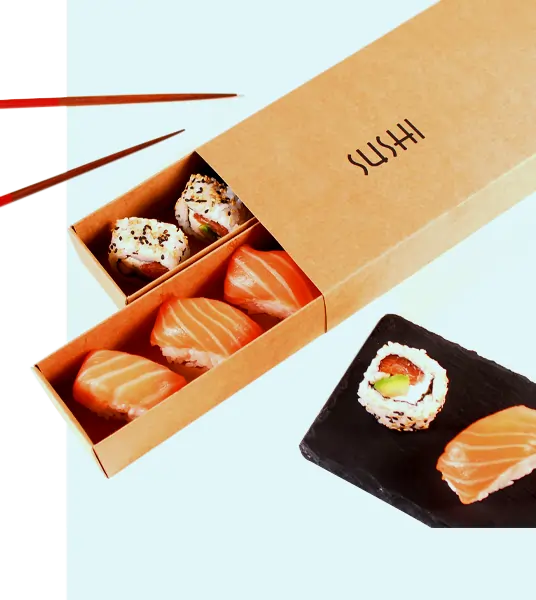 sushi boxes