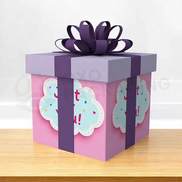 7 inch gift box with lid in bulk
