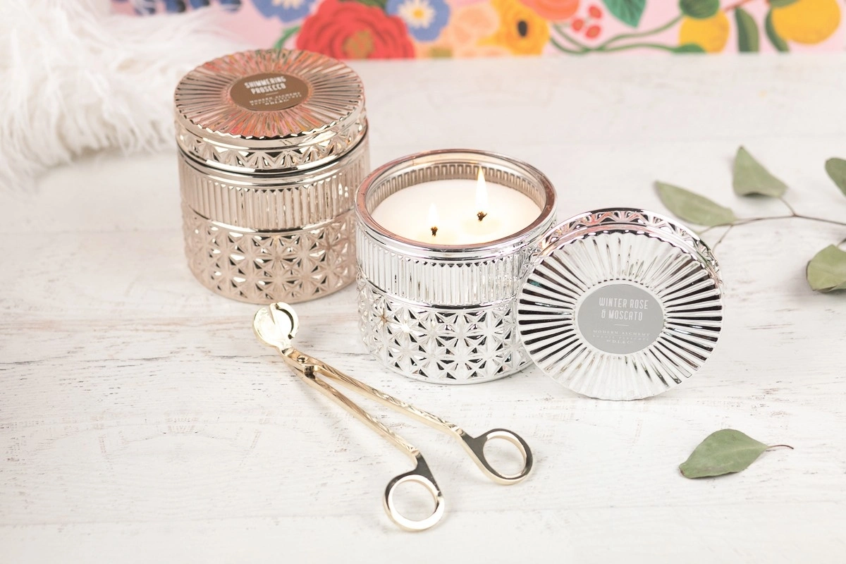 Luxury wick candle packaging