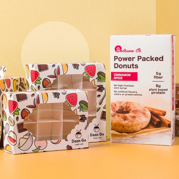 Printed Window Bakery Packaging Boxes