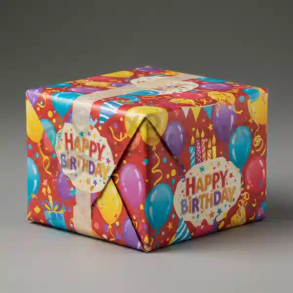 Birthday Wrapping Paper Bulk
