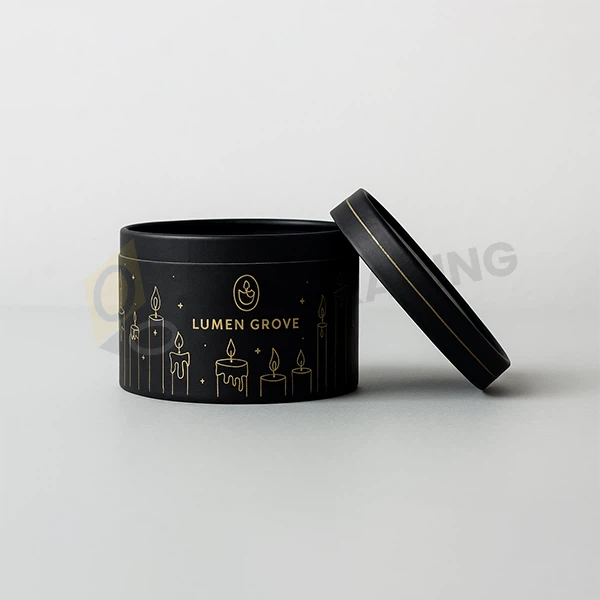 Black Paper Candle Tube Bulk