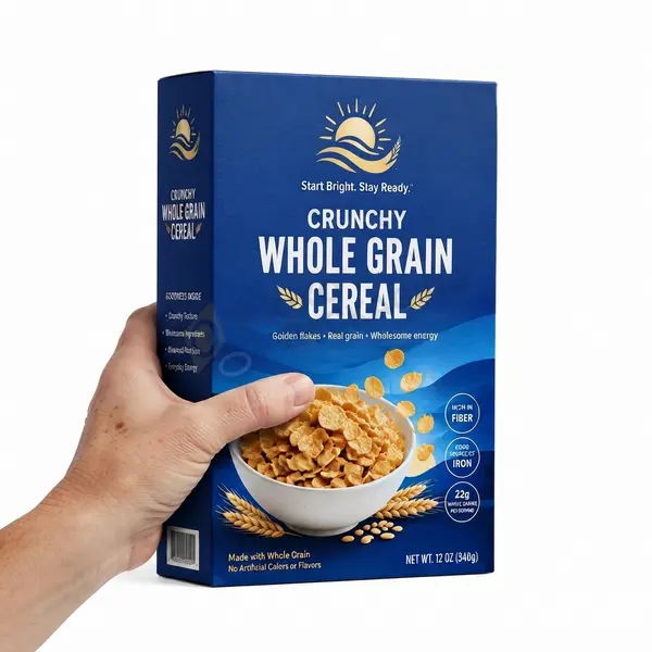 Blue Cereal Boxes