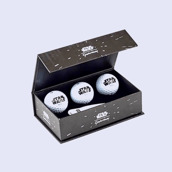 box of golf balls