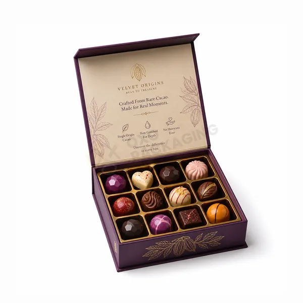 Bulk Rigid Chocolate Boxes OXO Packaging