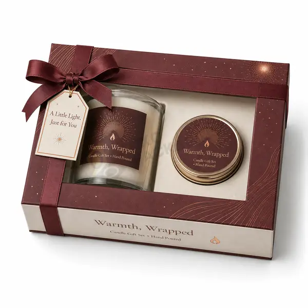 Custom candle gift boxes