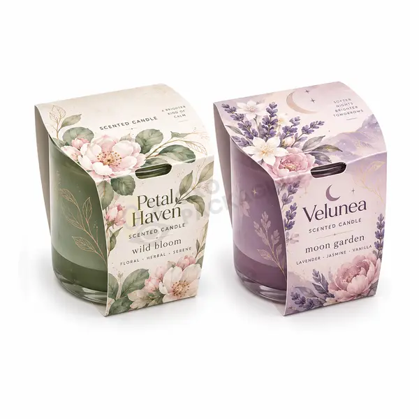 candle tray and sleeve boxes
