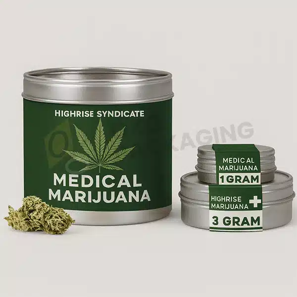 Cannabis Tin Containers