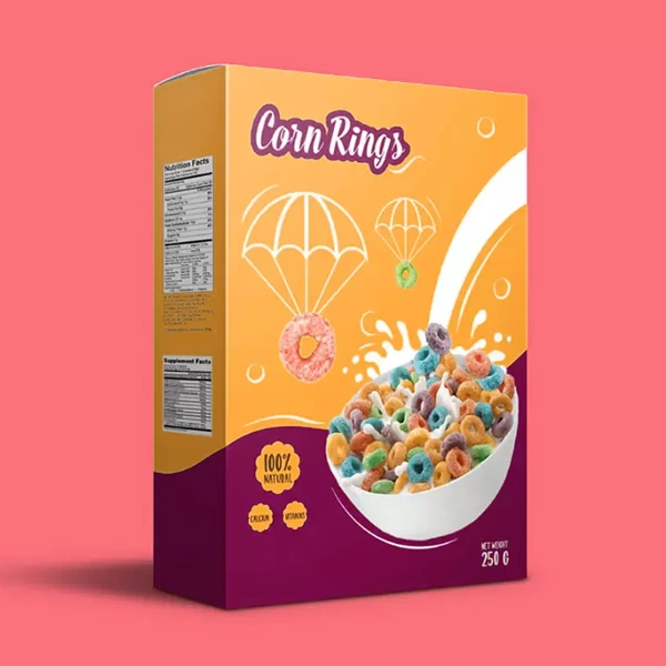 breakfast cereal boxes