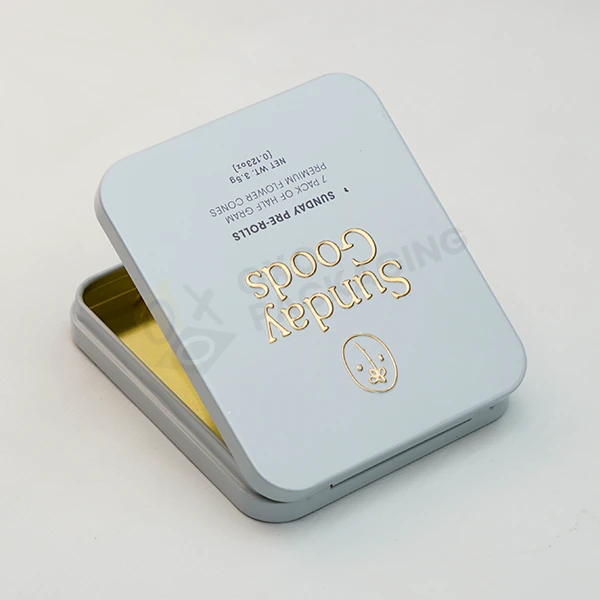 Child Resistant Button Lock Pre-Roll Tin Wholesale