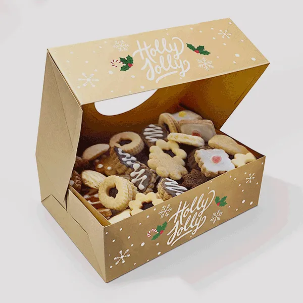 christmas cookie gift boxes