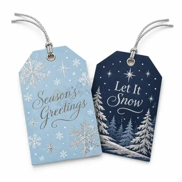 custom Christmas tags