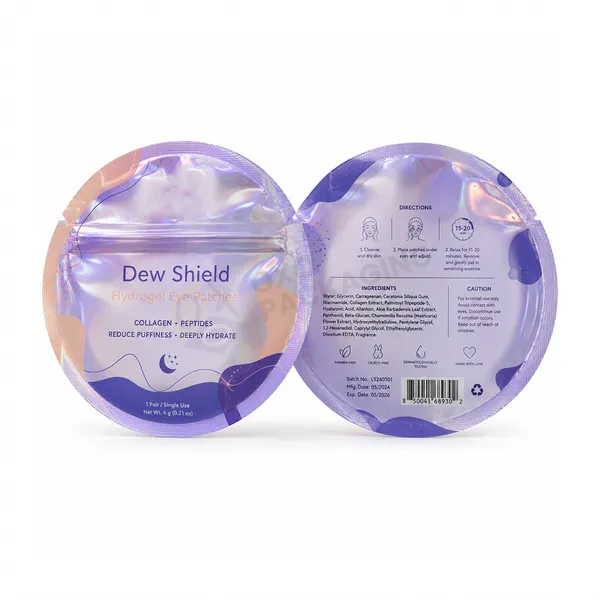 Circle Shaped Mylar Bags wholesale