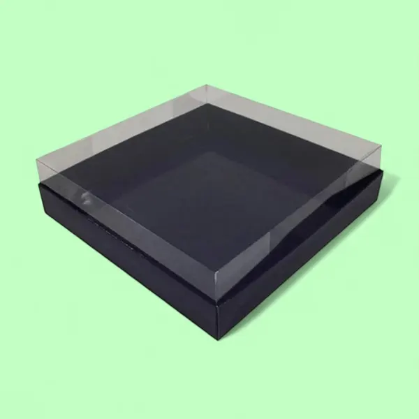 Clear Lid Boxes with Black Base