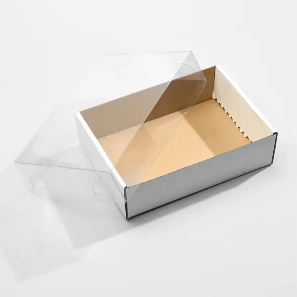 custom made clear lid box