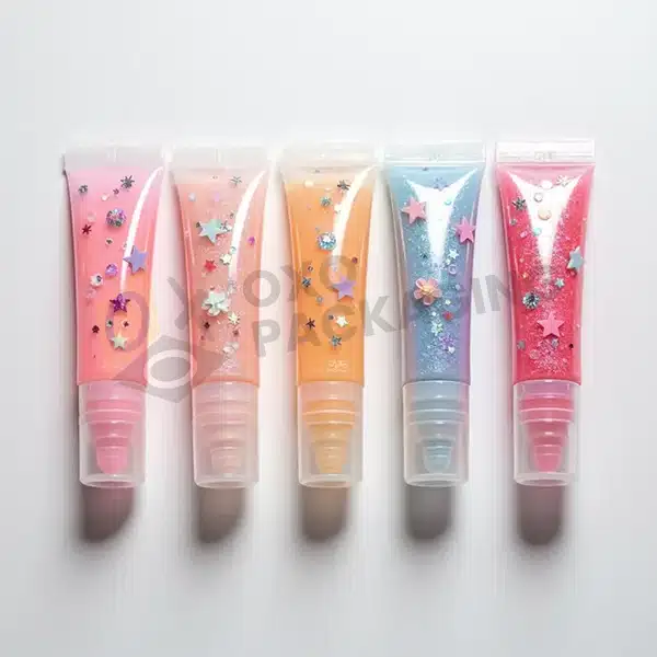 clear lip gloss squeeze tube