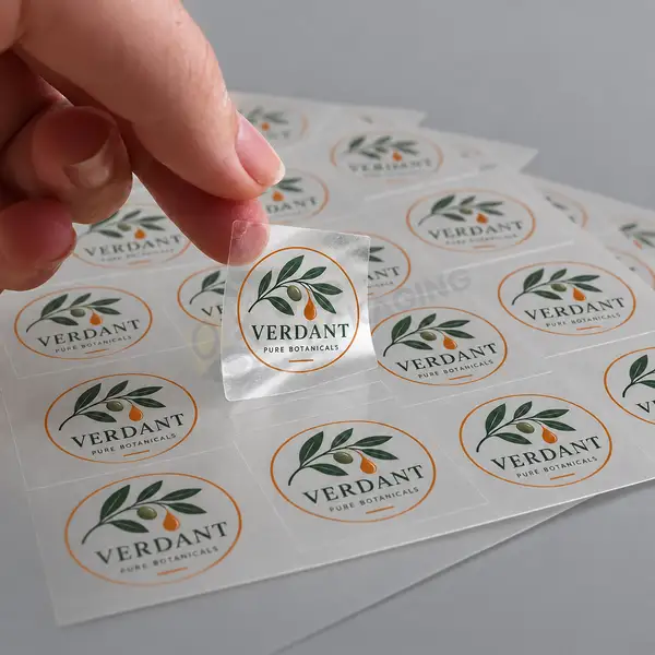 clear product labels