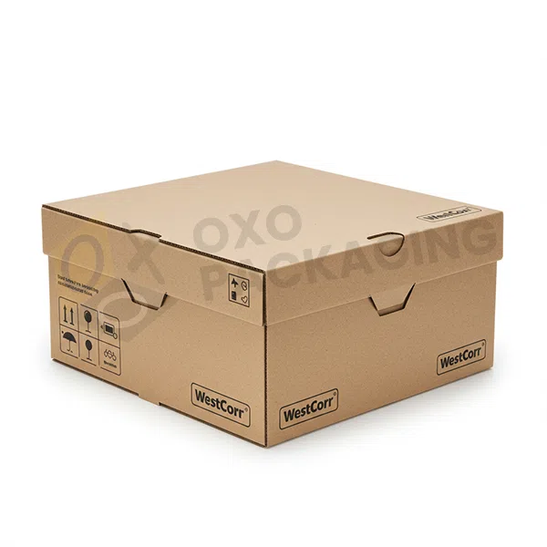 custom corrugated box with lid