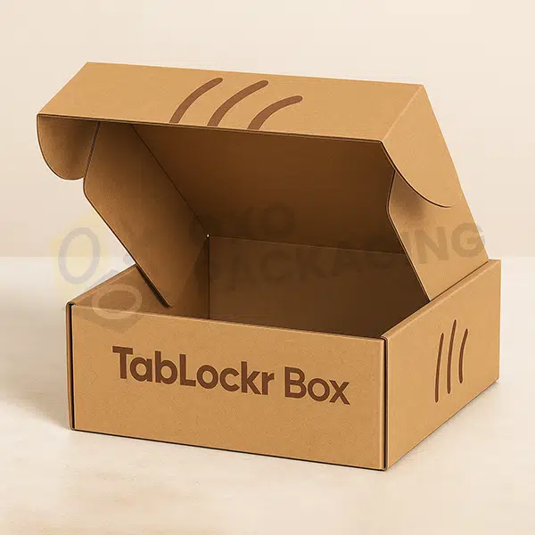 corrugated tab locking boxes
