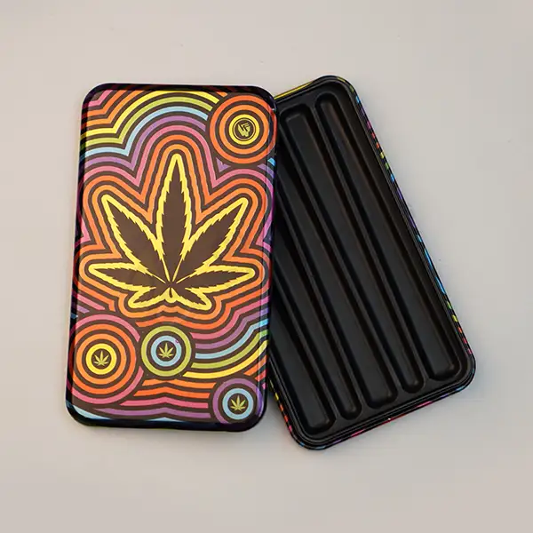 Custom 2-Piece Pre-Roll Tin Packaging