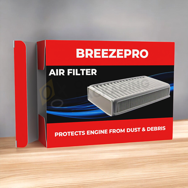 custom air filter packaging