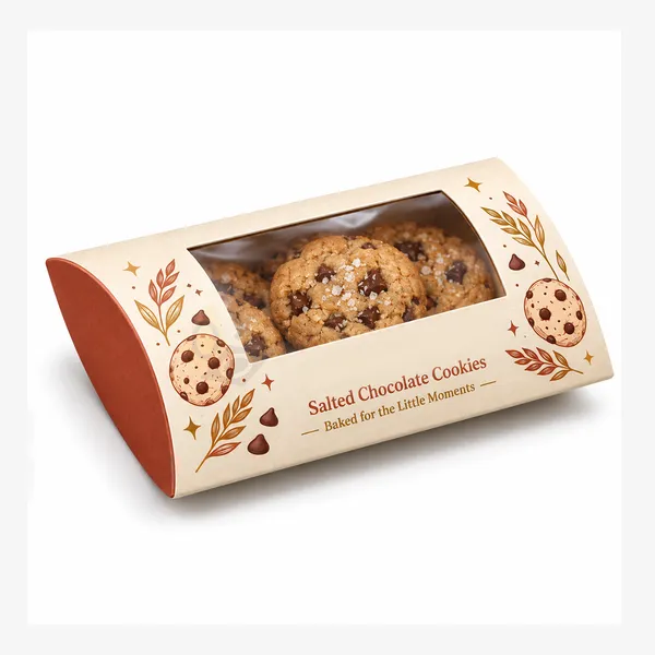 Custom Bakery pillow boxes