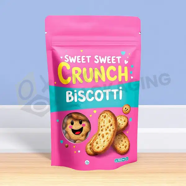 Custom Biscotti Mylar Bags Bulk