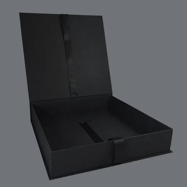 Black Cardboard Packaging Box