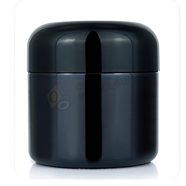 custom-black-glass-cosmetic-jars