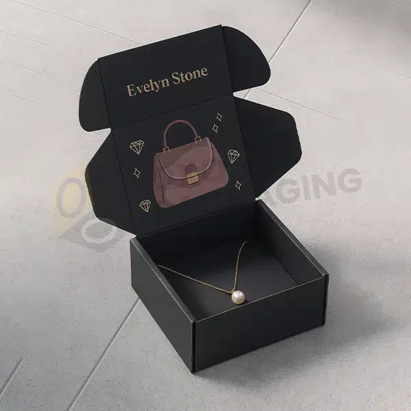 custom black tuck box