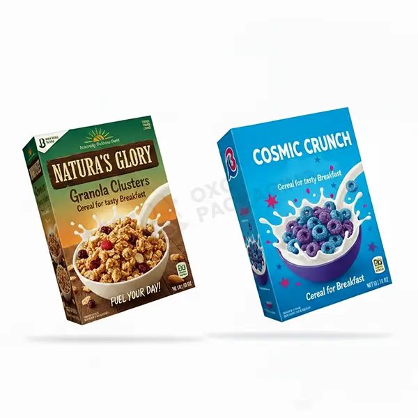 breakfast cereal packaging