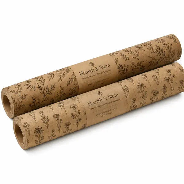 Custom Brown Wrapping Paper Bulk