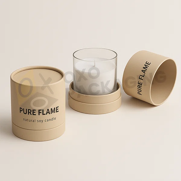 printed candle tube packaging wholesale