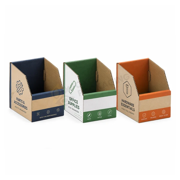 Custom Cardboard Bin Boxes Bulk