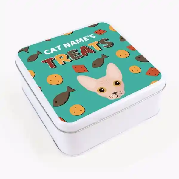 Custom Cat Treat Tins