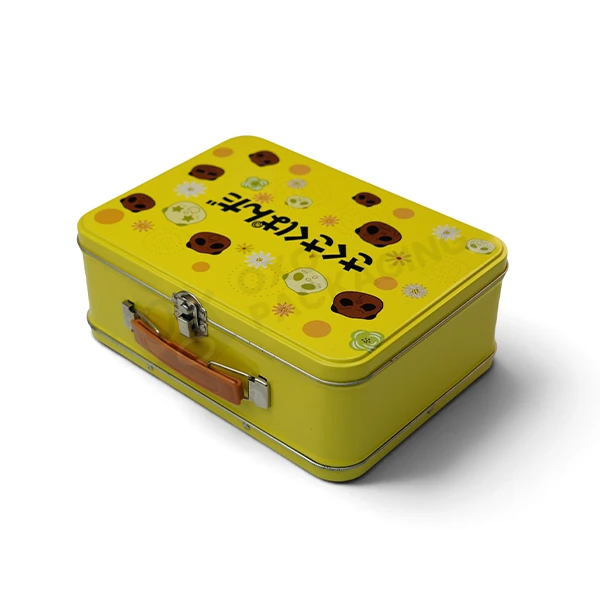 Custom CBD Tin Suitcase Packaging