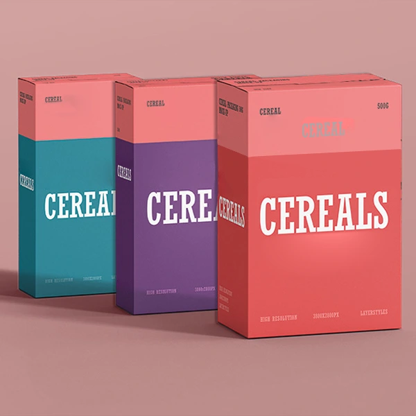 custom made cereal boxes wholesale