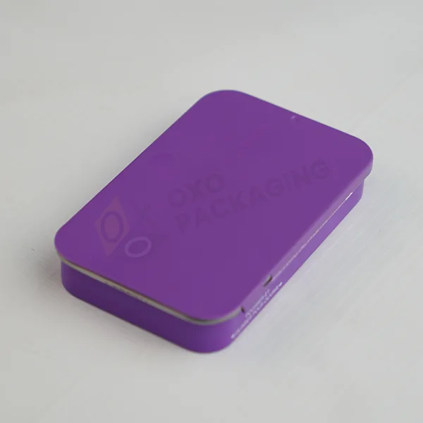 Custom Child Resistant Sliding Tin Packaging