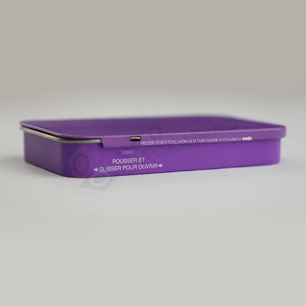 Custom Child Resistant Sliding Tin