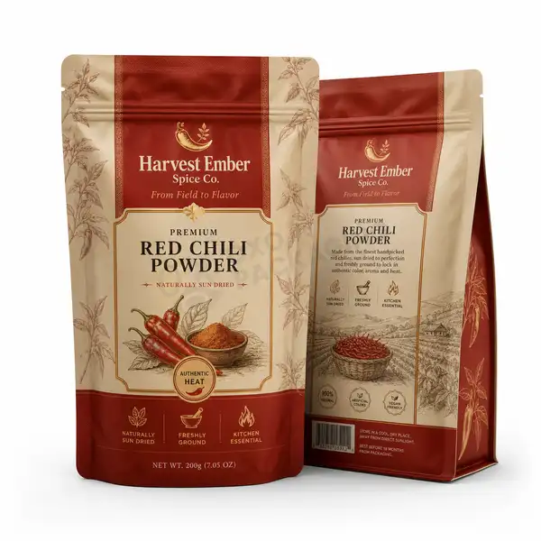 Custom Chili Powder Packaging Wholesale