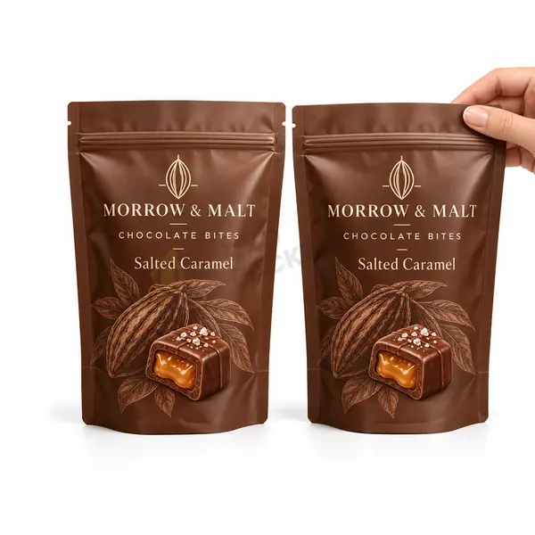 Custom Chocolate Mylar Bags