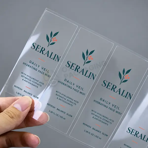 Custom Clear Labels